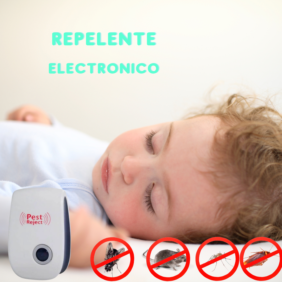 Repelente Ultrasonico para Bebes 3 x 2
